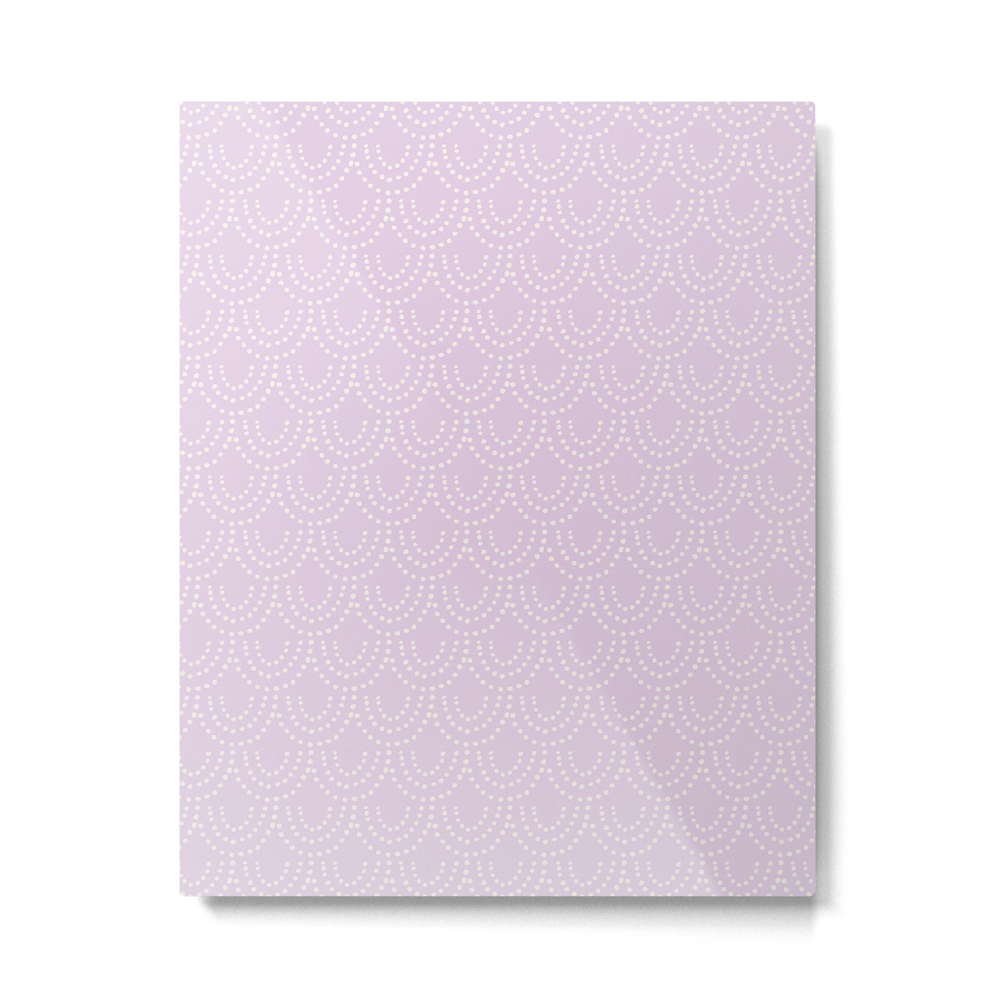 Dotted Scallop - Wisteria Metal Print Gallery Image 4