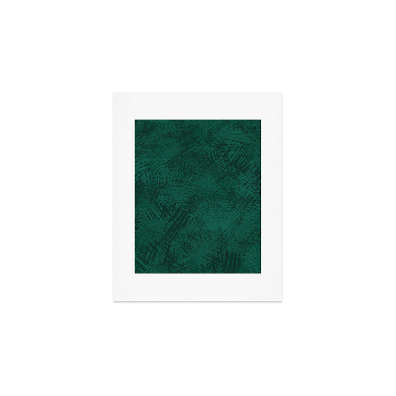 Emerald Scraped Texture Art Print Gallery Image 1