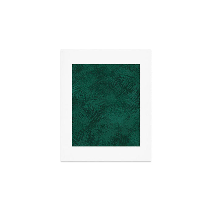 Emerald Scraped Texture Art Print Gallery Image 1
