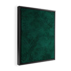 Emerald Scraped Texture Framed Canvas Print Gallery Image 2