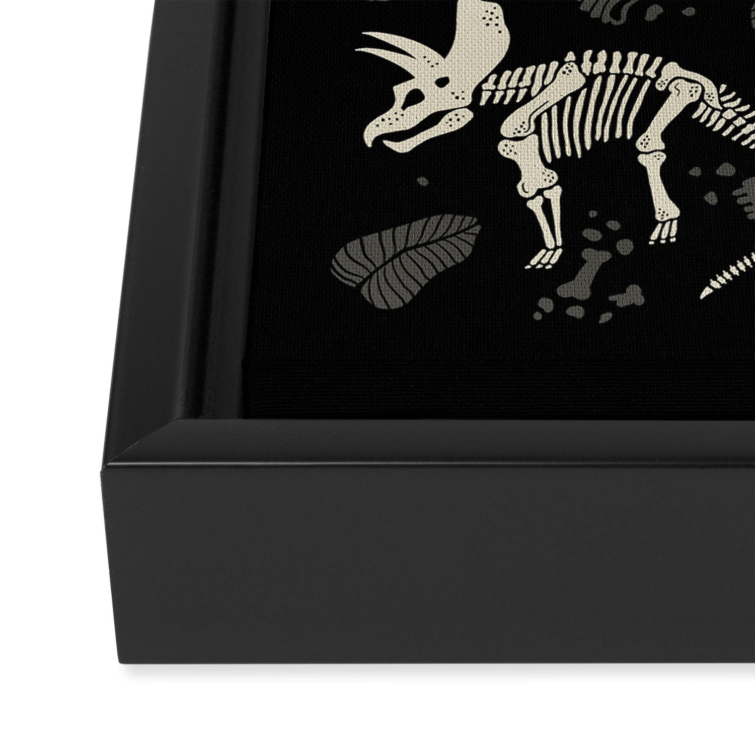 Excavated Dinosaur Fossils Framed Canvas Print Gallery Image 3