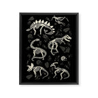 Excavated Dinosaur Fossils Framed Canvas Print Gallery Image 6