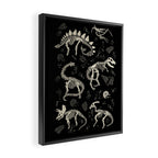 Excavated Dinosaur Fossils Framed Canvas Print Gallery Image 2