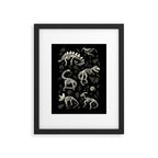 Excavated Dinosaur Fossils Framed Art Print Gallery Image 4