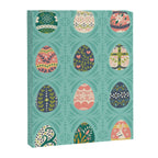 Floral Easter Eggs - Aqua Canvas Print Gallery Image 6