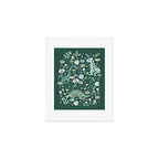 Folk Floral Dinosaur Art Print Gallery Image 1
