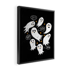 Friendly Ghosts Framed Canvas Print Gallery Image 2