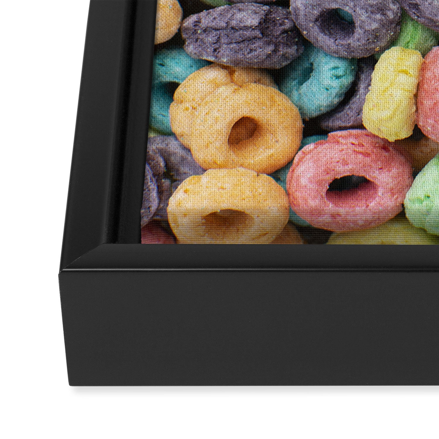 Fruity Cereal Framed Canvas Print Gallery Image 3