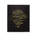 Gilded Oyster Mushroom Framed Canvas Print Gallery Image 8