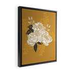 Glam Florals - Gold Framed Canvas Print Gallery Image 2