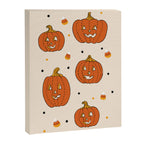 Happy Pumpkins - Beige Canvas Print Gallery Image 6