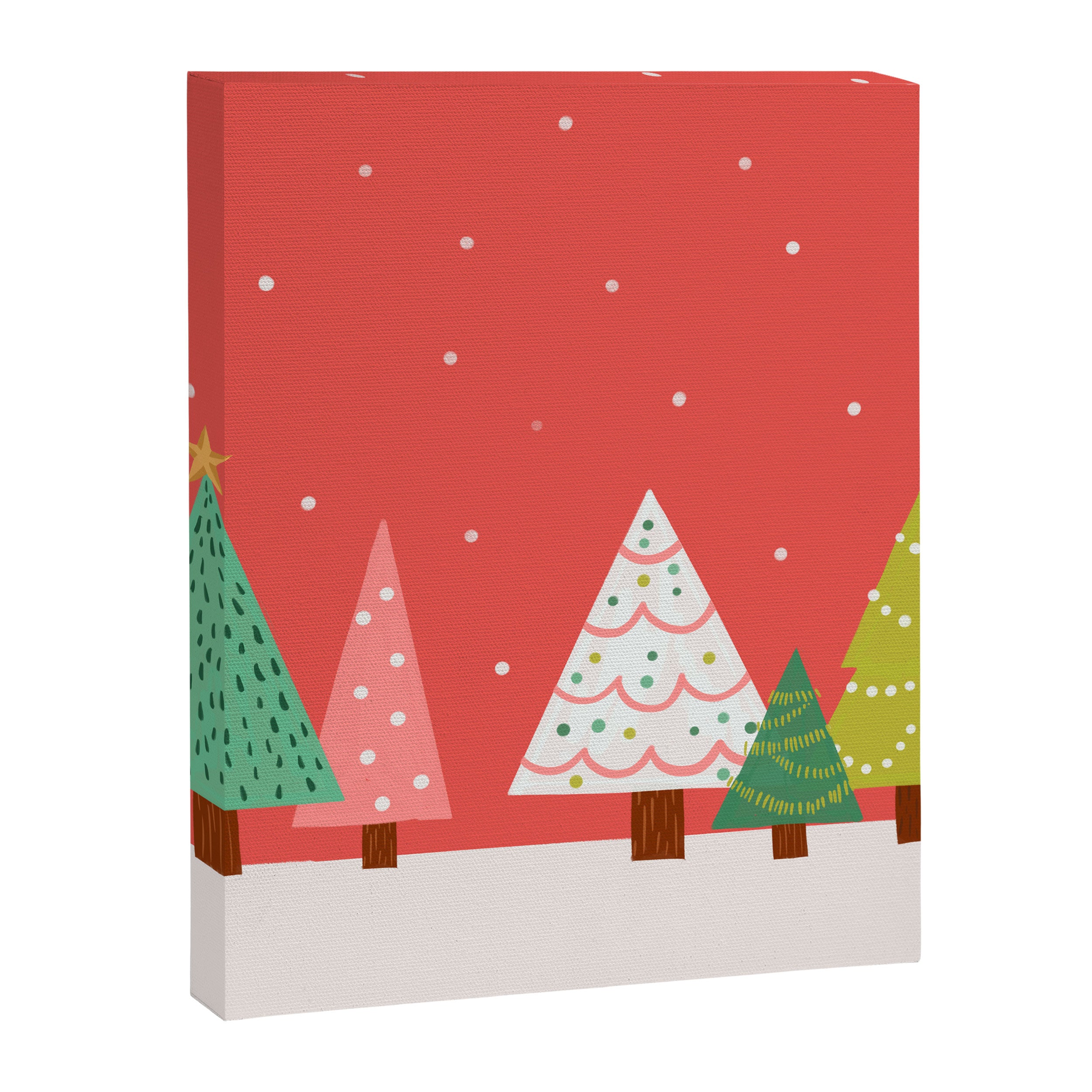 Holly Jolly Trees Canvas Print Gallery Image 8