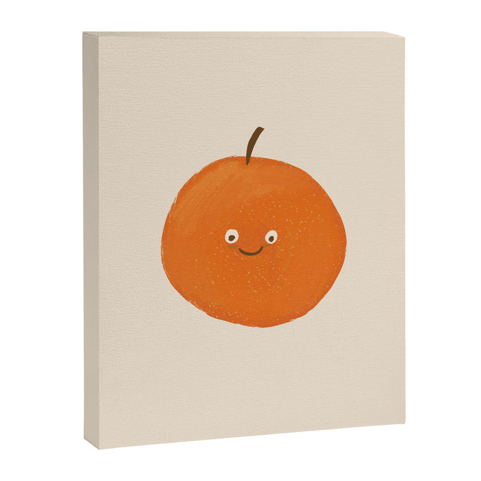 Kawaii Orange Canvas Print Gallery Image 1