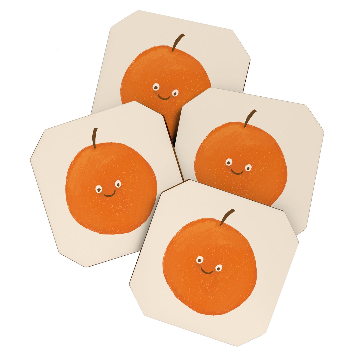 Kawaii Orange Coaster Gallery Image 1