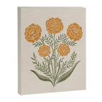 Marigold Block Print Canvas Print Gallery Image 6