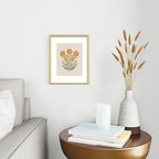 Marigold Block Print Framed Art Print Gallery Image 2
