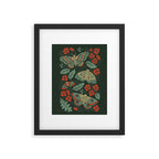 Moths in Emerald Twilight Framed Art Print Gallery Image 6