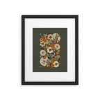 Mushroom Butterfly Garden Framed Art Print Gallery Image 6