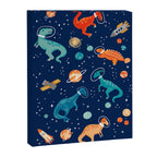 Painted Space Dinosaurs Canvas Print Gallery Image 6