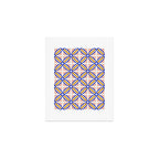Palm Springs Orchid Tile - Pink and Cobalt Art Print Gallery Image 1
