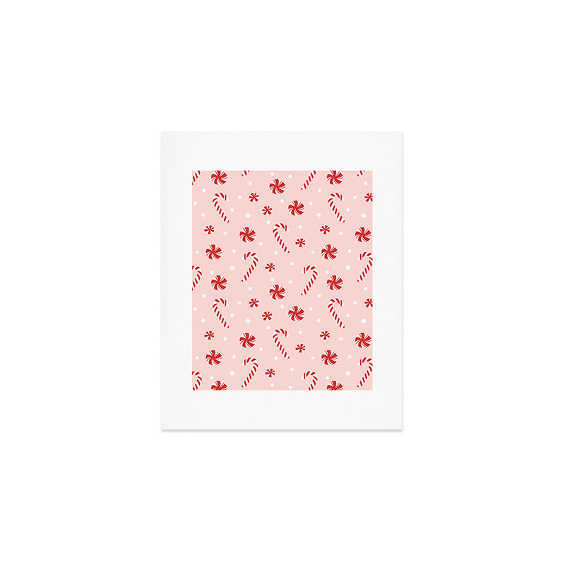 Peppermint Christmas Art Print Gallery Image 1