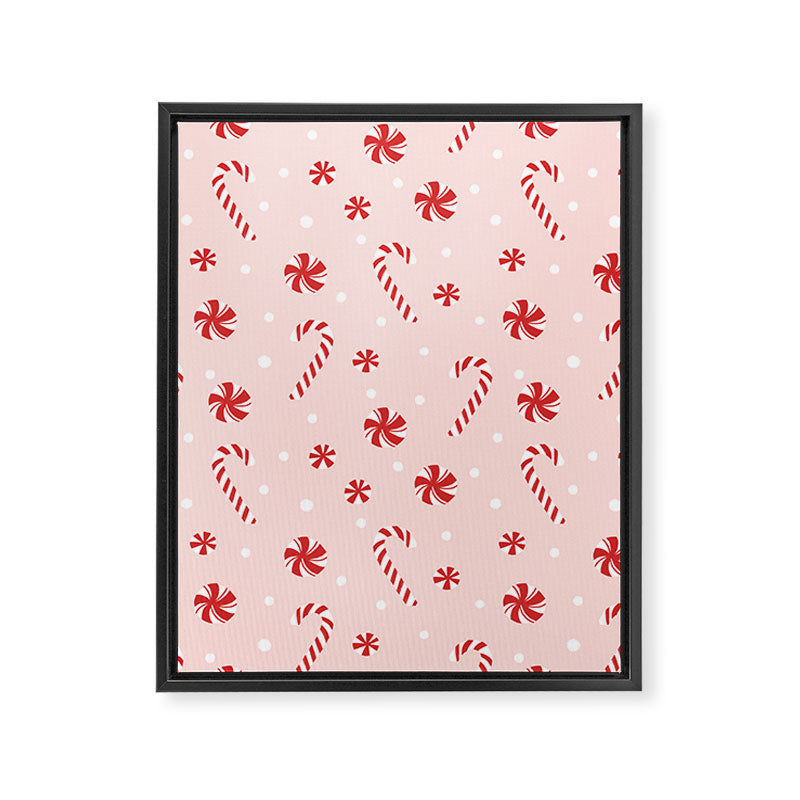 Peppermint Christmas Framed Canvas Print Gallery Image 8