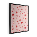 Peppermint Christmas Framed Canvas Print Gallery Image 2