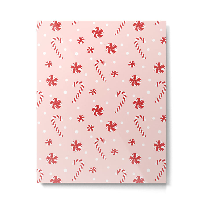 Peppermint Christmas Metal Print Gallery Image 1