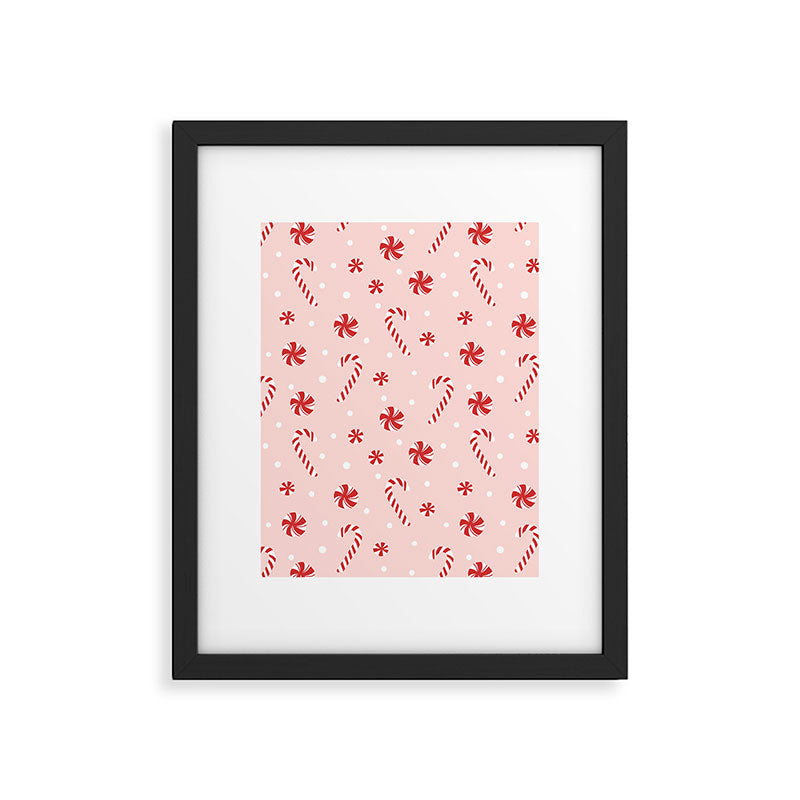 Peppermint Christmas Framed Art Print Gallery Image 6