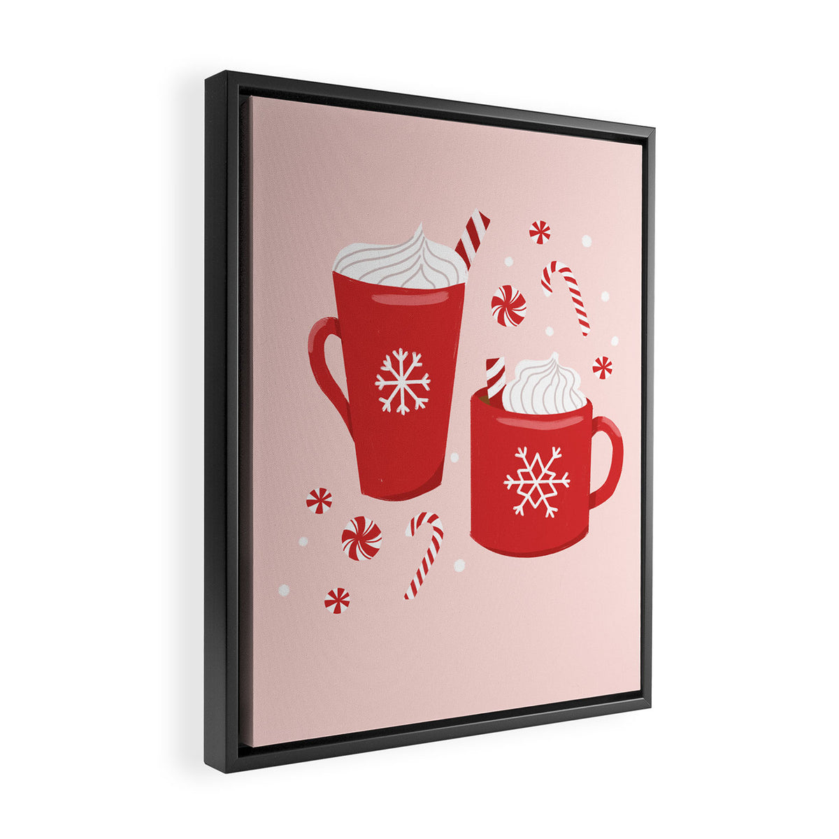 Peppermint Mocha Framed Canvas Print Gallery Image 2