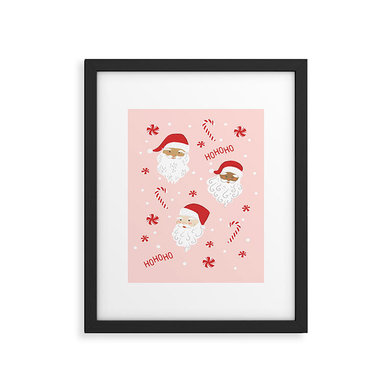 Peppermint Santas Framed Art Print Gallery Image 6