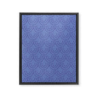 Periwinkle Scallops Framed Canvas Print Gallery Image 8