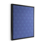 Periwinkle Scallops Framed Canvas Print Gallery Image 2