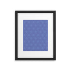 Periwinkle Scallops Framed Art Print Gallery Image 6