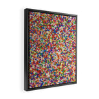 Rainbow Sprinkles Framed Canvas Print Gallery Image 2