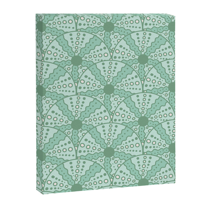 Sea Urchins - Aqua Blue Canvas Print Gallery Image 1