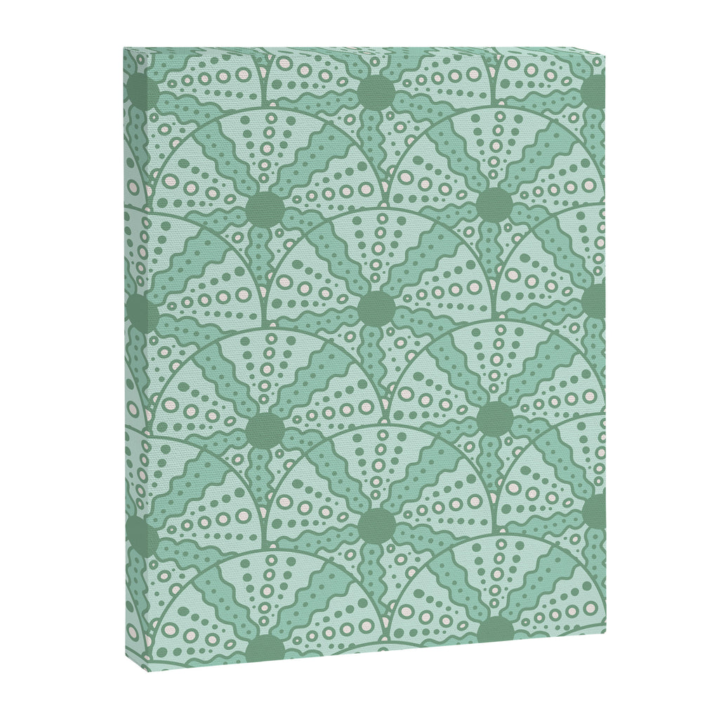 Sea Urchins - Aqua Blue Canvas Print Gallery Image 6