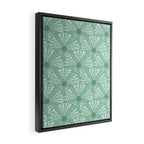 Sea Urchins - Aqua Blue Framed Canvas Print Gallery Image 2