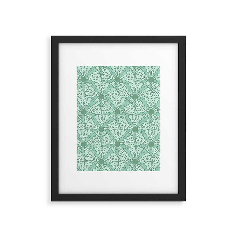 Sea Urchins - Aqua Blue Framed Art Print Gallery Image 5