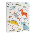 Sketchy Space Dinosaurs Canvas Print Gallery Image 6