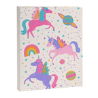 Space Unicorn - Neon Rainbow Canvas Print Gallery Image 8