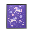 Space Unicorns Framed Canvas Print Gallery Image 8
