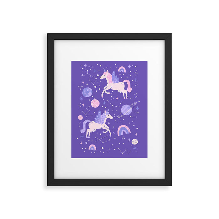 Space Unicorns Framed Art Print Gallery Image 1