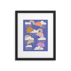 Spring Rain with Umbrellas Framed Art Print Gallery Image 5