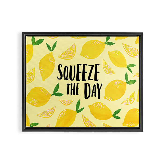 Squeeze the Day Framed Canvas Print Gallery Image 1