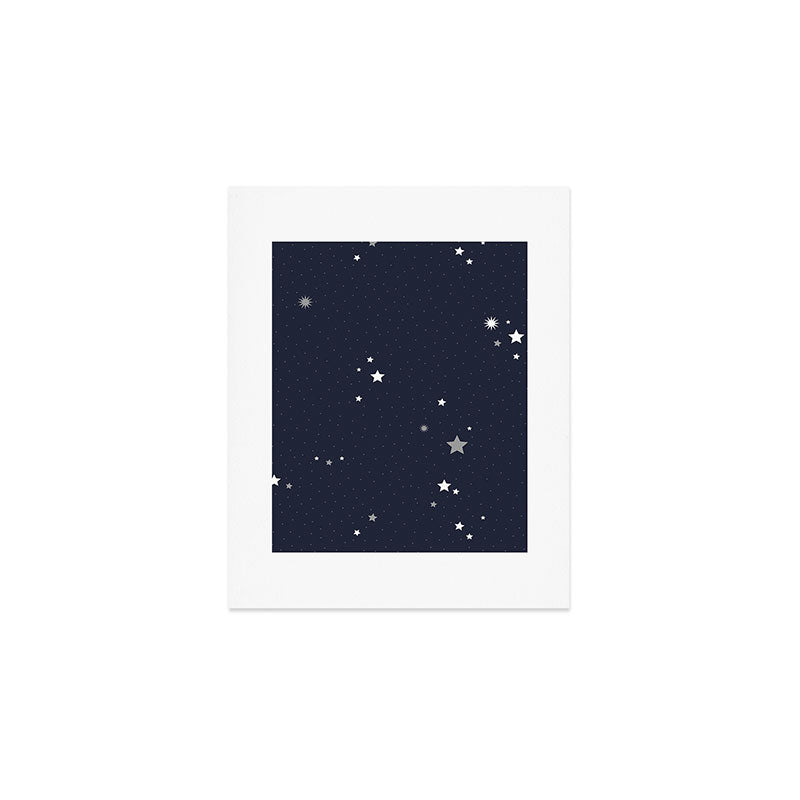Starry Night Sky Art Print Gallery Image 1