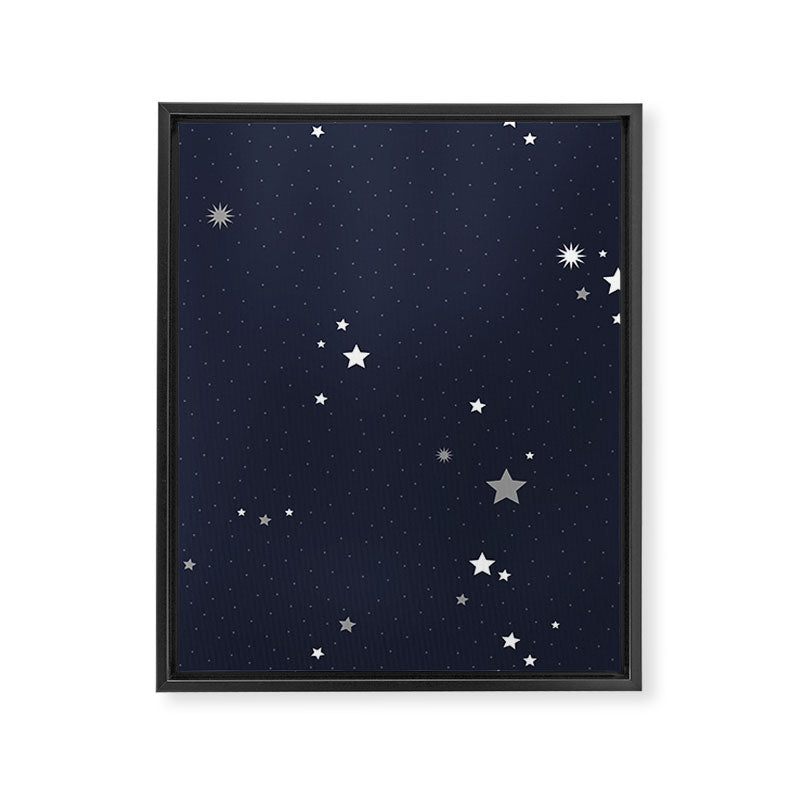 Starry Night Sky Framed Canvas Print Gallery Image 6