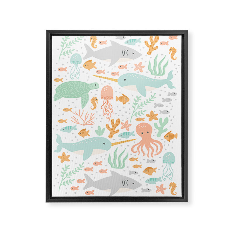 Under the Sea Framed Canvas Print Gallery Image 8