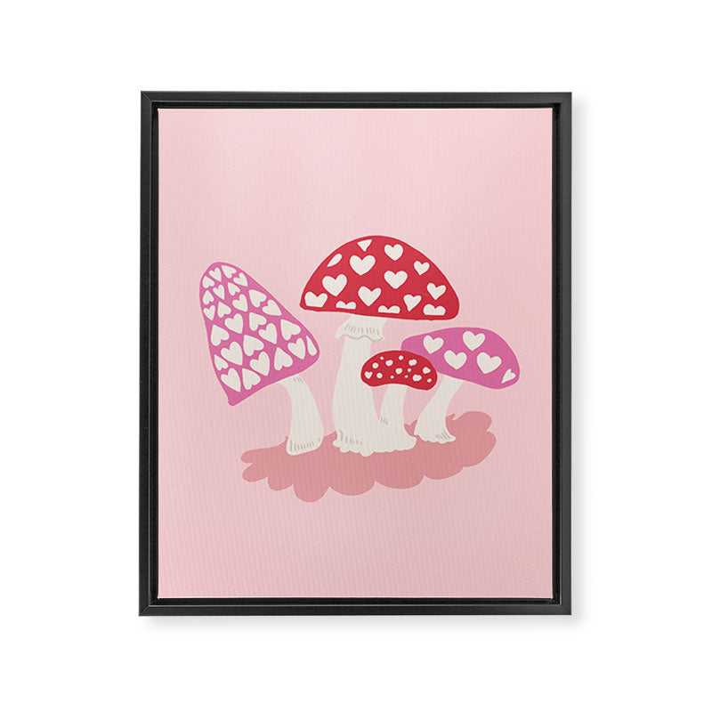 Valentine Mushrooms Framed Canvas Print Gallery Image 8