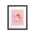 Valentine Mushrooms Framed Art Print Gallery Image 6